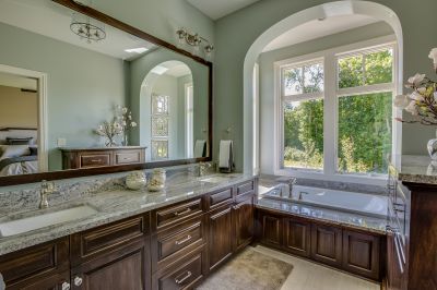 Elegant Vanity and Countertop Upgrades